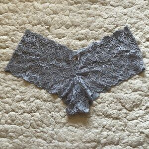 Smart & Sexy grey lace panty size 7